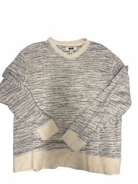 Joseph Abboud Marled Cream Blue Crewneck Sweater XL Men’s Knit Pullover